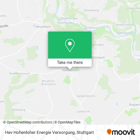 Hev Hohenloher Energie Versorgung map