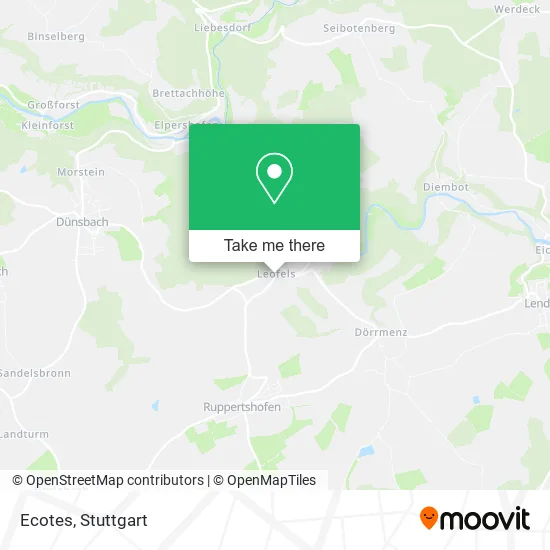 Карта Ecotes