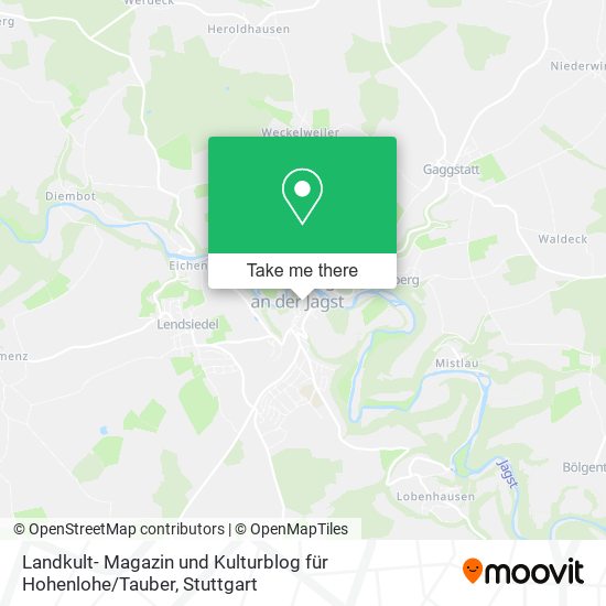 Landkult- Magazin und Kulturblog für Hohenlohe / Tauber map