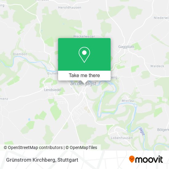 Карта Grünstrom Kirchberg
