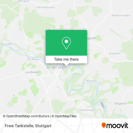 Карта Freie Tankstelle