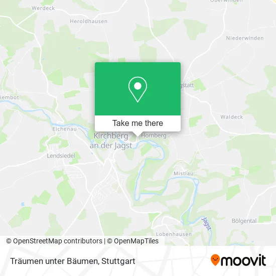 Карта Träumen unter Bäumen