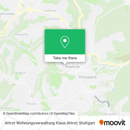 Attrot Wohnungsverwaltung Klaus Attrot map