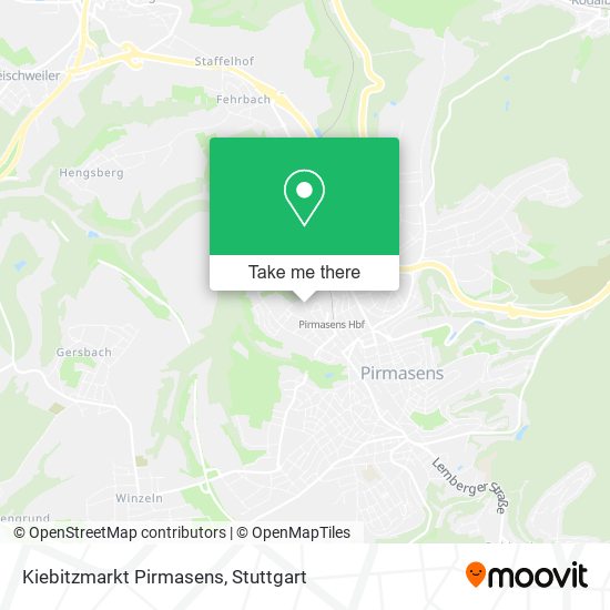 Kiebitzmarkt Pirmasens map