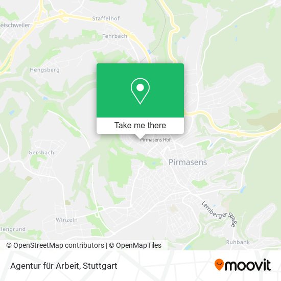 Карта Agentur für Arbeit