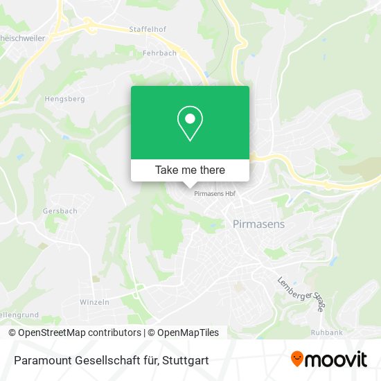 Карта Paramount Gesellschaft für