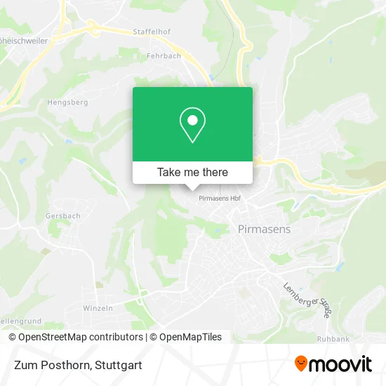 Карта Zum Posthorn