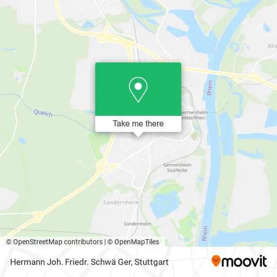 Карта Hermann Joh. Friedr. Schwä Ger