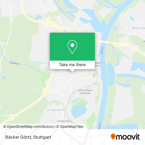 Карта Bäcker Görtz