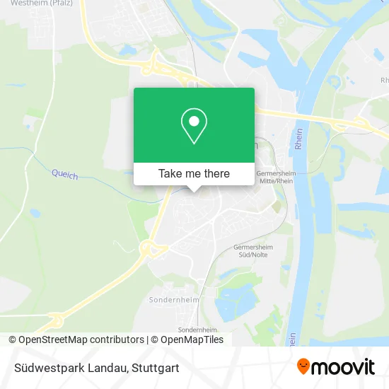 Карта Südwestpark Landau