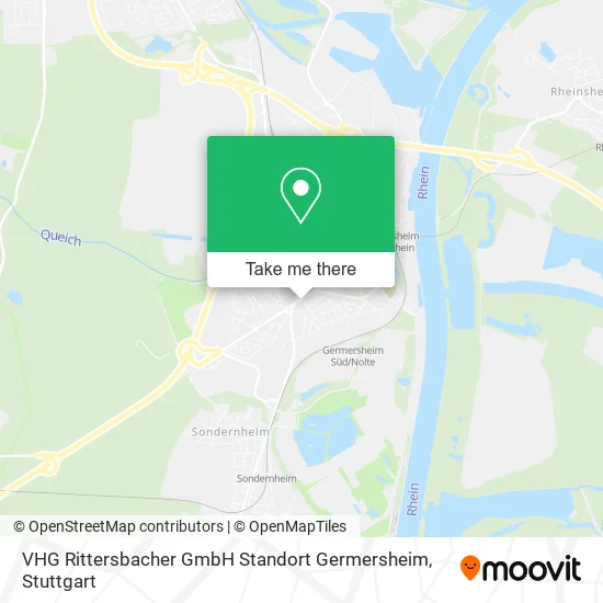Карта VHG Rittersbacher GmbH Standort Germersheim
