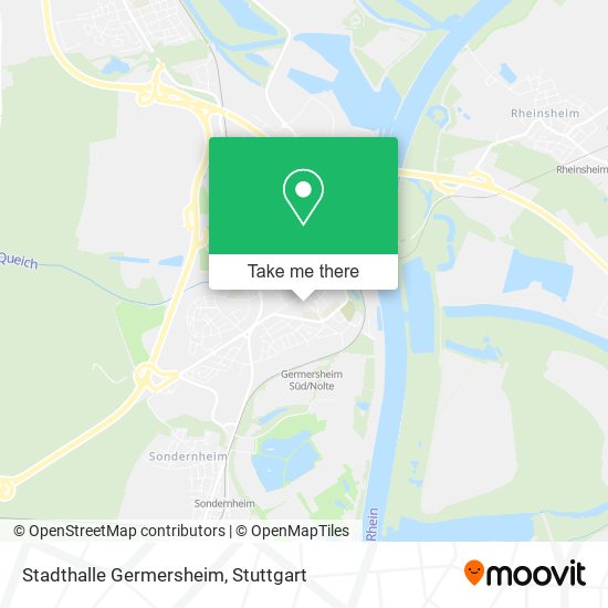 Stadthalle Germersheim map