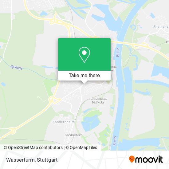 Wasserturm map