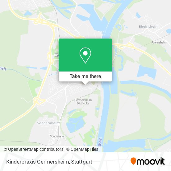 Kinderpraxis Germersheim map