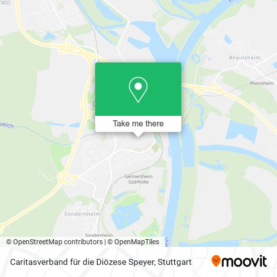 Caritasverband für die Diözese Speyer map