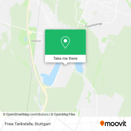 Карта Freie Tankstelle