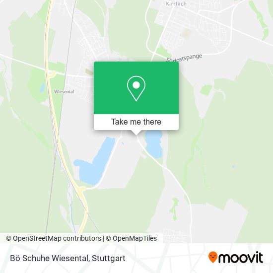 Bö Schuhe Wiesental map
