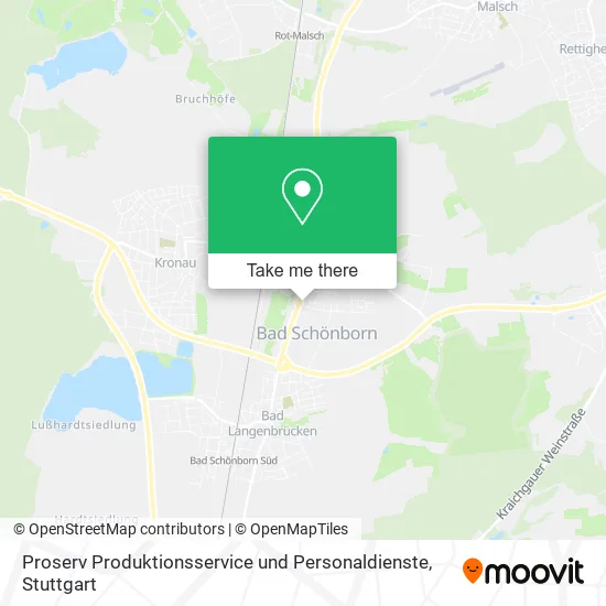 Карта Proserv Produktionsservice und Personaldienste