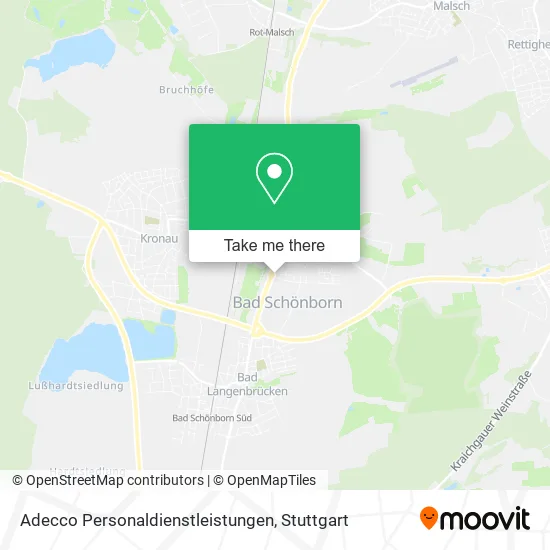 Карта Adecco Personaldienstleistungen