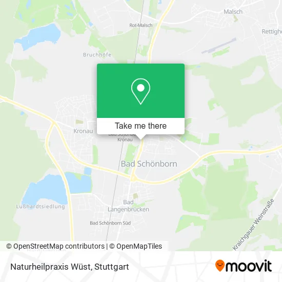 Карта Naturheilpraxis Wüst
