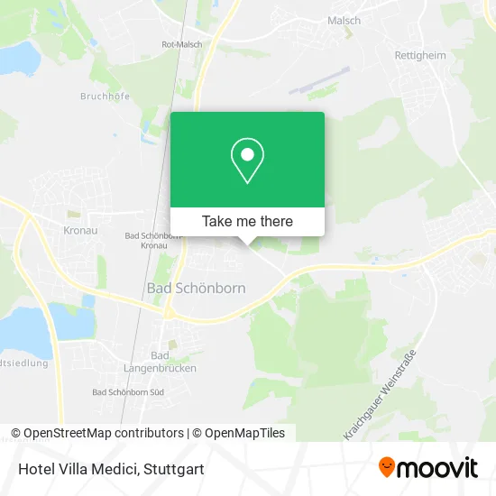 Карта Hotel Villa Medici