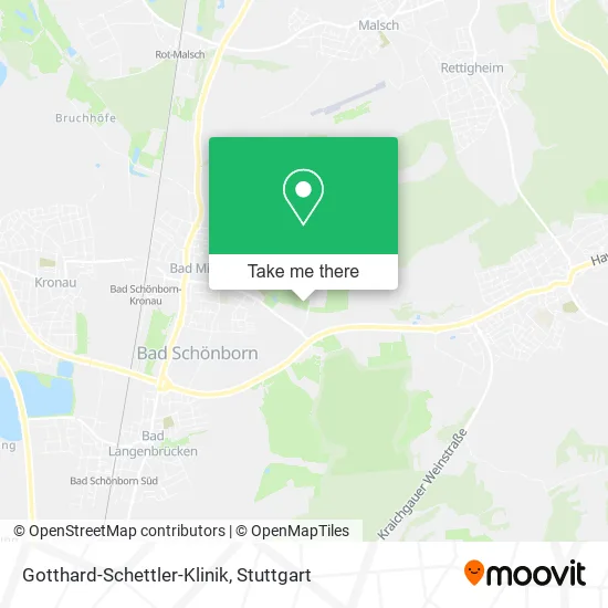 Карта Gotthard-Schettler-Klinik