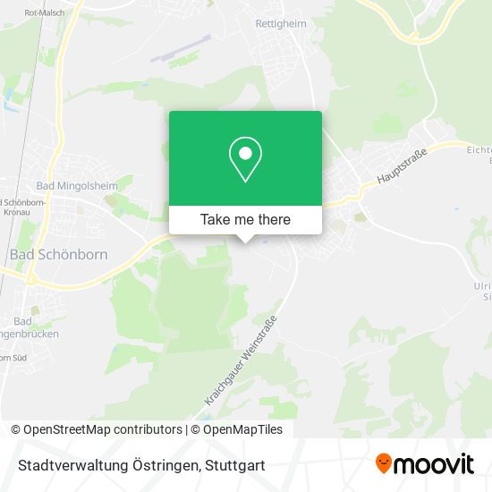 Stadtverwaltung Östringen map