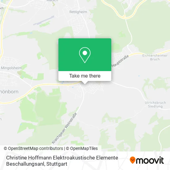 Карта Christine Hoffmann Elektroakustische Elemente Beschallungsanl