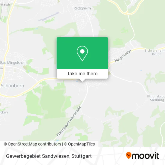 Карта Gewerbegebiet Sandwiesen