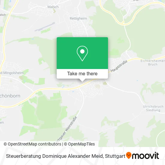 Карта Steuerberatung Dominique Alexander Meid