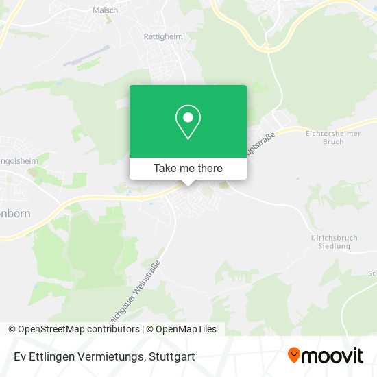 Ev Ettlingen Vermietungs map