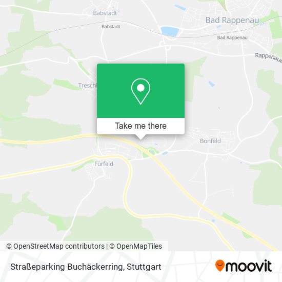 Straßeparking Buchäckerring map
