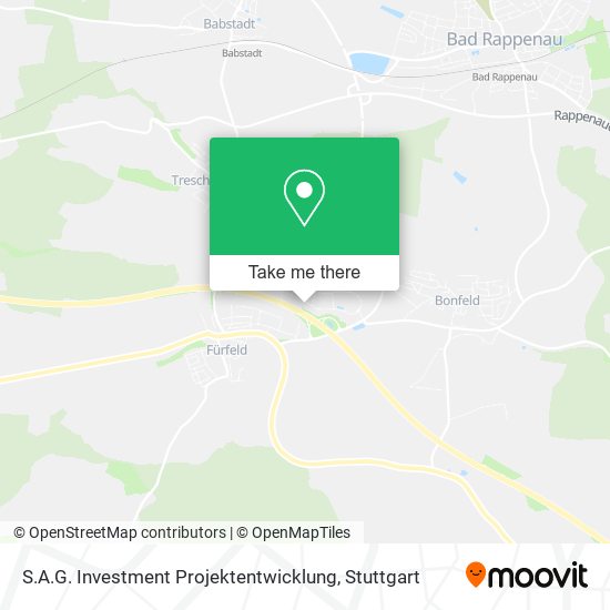 S.A.G. Investment Projektentwicklung map