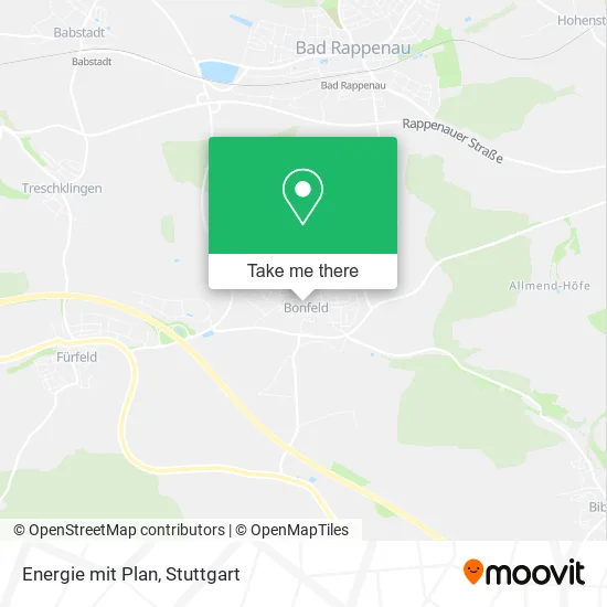 Карта Energie mit Plan
