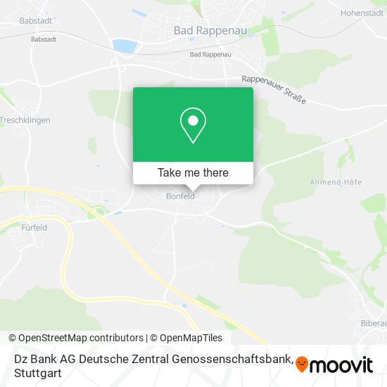 Dz Bank AG Deutsche Zentral Genossenschaftsbank map