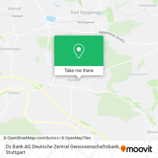 Карта Dz Bank AG Deutsche Zentral Genossenschaftsbank