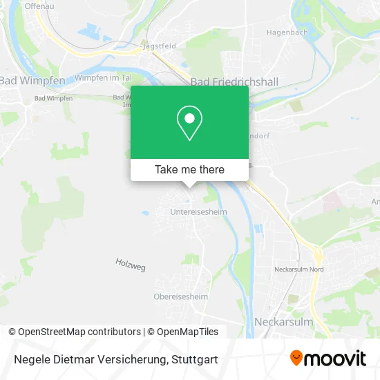Карта Negele Dietmar Versicherung