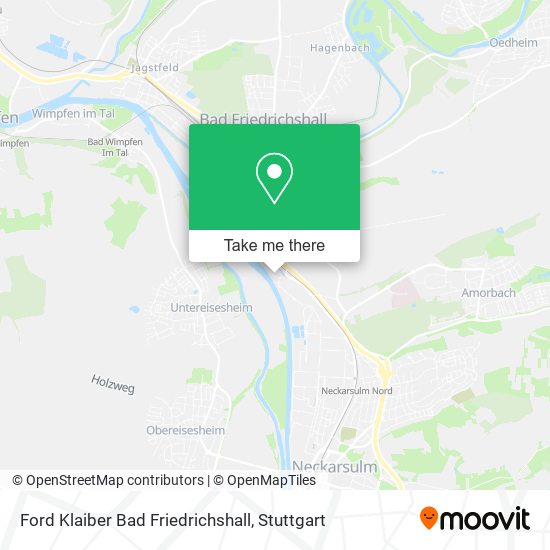 Ford Klaiber Bad Friedrichshall map
