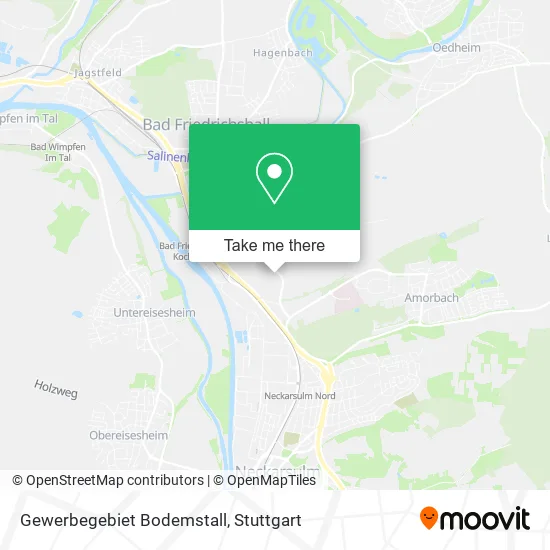 Карта Gewerbegebiet Bodemstall