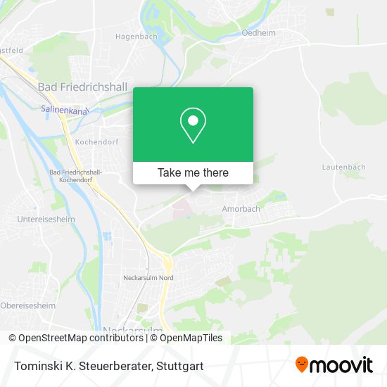 Tominski K. Steuerberater map