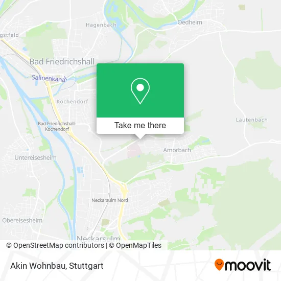 Карта Akin Wohnbau