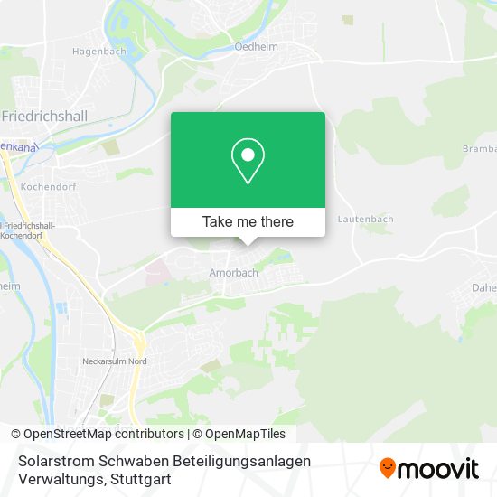 Solarstrom Schwaben Beteiligungsanlagen Verwaltungs map