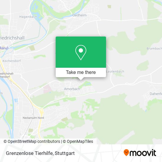 Grenzenlose Tierhilfe map
