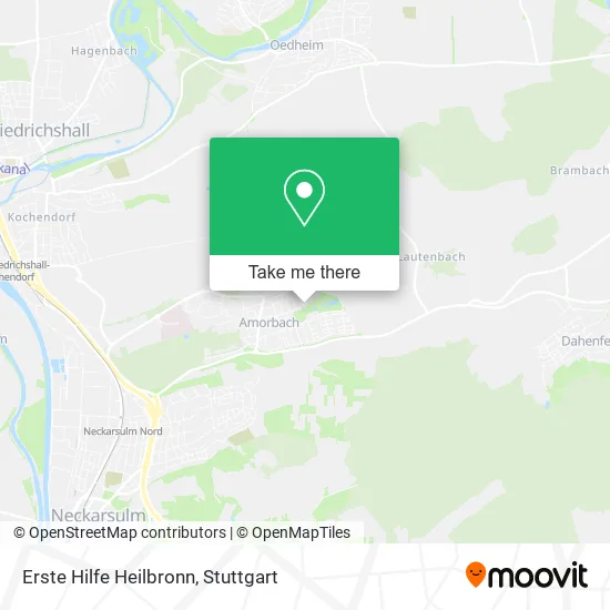 Карта Erste Hilfe Heilbronn