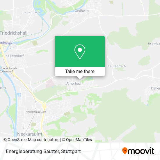 Energieberatung Sautter map