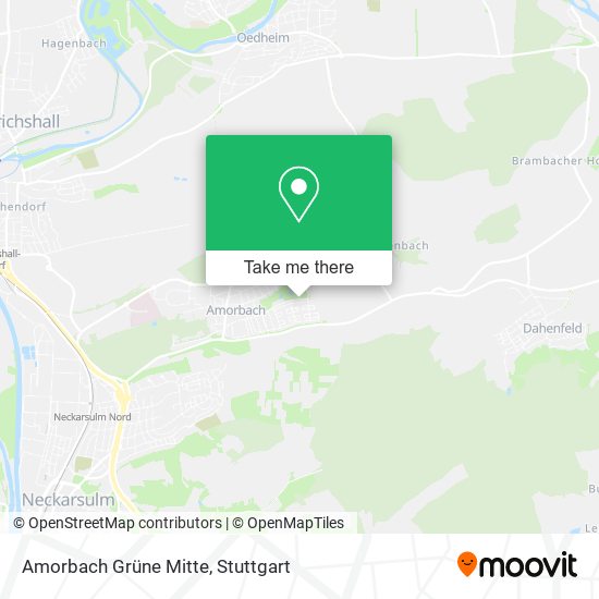 Amorbach Grüne Mitte map
