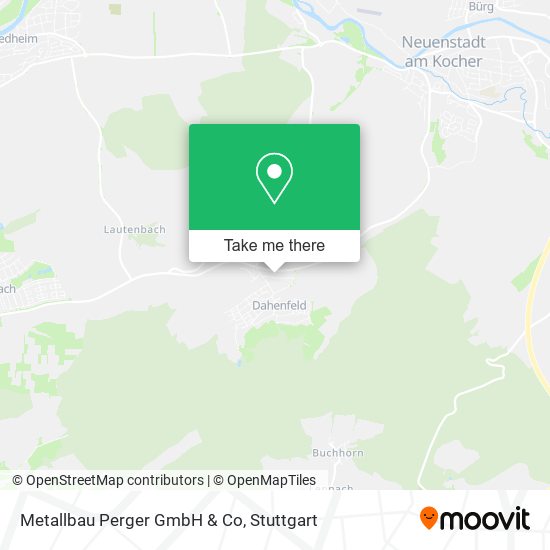 Metallbau Perger GmbH & Co map