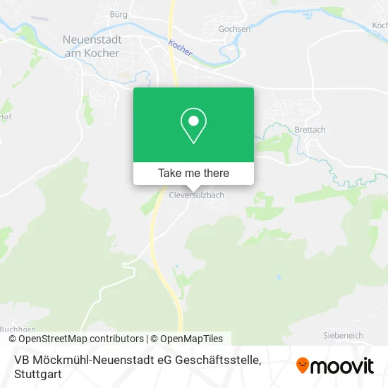 Карта VB Möckmühl-Neuenstadt eG Geschäftsstelle