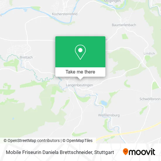 Карта Mobile Friseurin Daniela Brettschneider