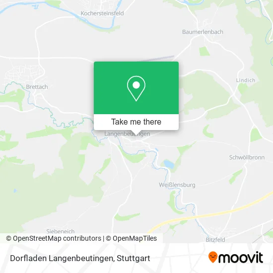Карта Dorfladen Langenbeutingen
